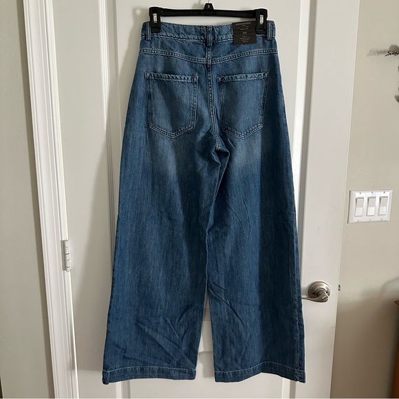 NWT Banana Republic Wide Leg Jeans Size 25 - Picture 4 of 10